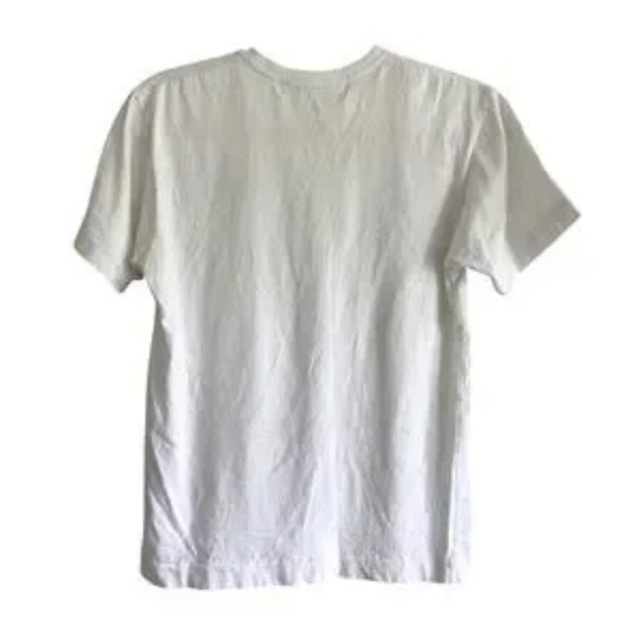 Comme des Garcons Play White Tee with Peeping Red Heart - Picture 6 of 14